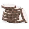 Mattor kuddar sqinans naturliga runda trä kustar kopp matta te kaffe rånar drycker hållare bord trä för