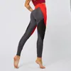 2021 Modesport Laufende Hosen Fitness Gym Gitgings Hohe Taille Workout Frauen Sexy Hohl Mesh Yoga Sportswear