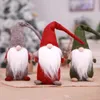 Hang been Kerst Zweedse beeldjes Handgemaakte Kerstmis Gnome Faceless Pluche Pop voor Ornamenten Giften Kinder Kerstmis Decoratie