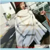 Hats, Scarves & Gloves Fashion Aessoriesscarves Korean White Plaid Scarf Women Winter Imitation Cashmere Scarfs For Ladies Oversized Knitted