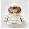 Przytulne i stylowe dla dzieci płaszcze zimowe - luksusowy projektant zagęszczony bawełniany płaszcz dla chłopców i dziewcząt, niemowlęta kurtka z kapturem - idealna marna na zimno