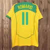 1998 Dunga retro męskie koszulki piłkarskie 1994 Romario Pele Ronaldinho Rivaldo Careca Leonardo R. Carlos Fabiano D. Aes Home Away Football Shirts 2006