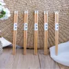 Bacchette Dieci coppie di legno giapponese in legno ad alta temperatura sushi stick stick muffa prova di colore puro animale