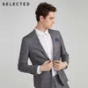 Chaqueta con patrón a cuadros para hombres seleccionados nueva chaqueta informal de negocios S | 42015X509 X0909