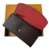 2021 оптовая мода один карман на молнии мужчины женщины кожаный кошелек леди несколько стилей и цветов длинный кошелек с оранжевой коробкой пакет карт LW60136