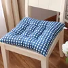 Cushion/Decorative Pillow Pearl Cotton Square Stool Cushions Soft Plaid Outdoor Garden Relief Pain Chair Pad Car Seat Home Decor