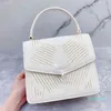 Borse firmate Borsa a mano con ricamo in filo d'oro Catena in osso di serpente Piccola moda multi-scomparto da 20 cm di alta qualità Novità 2021 Crossbody FemaleLu