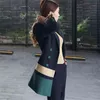 Wysokiej jakości garnitury damskie Profesjonalne eleganckie spodnie garnitur dwuczęściowy jesień i zima szczupła damska kurtka 210527