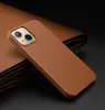 Suitable for Apple 13 Spot Phone Leather Case Magnetic iPhone 12 Pro max Official Phone Case airpods luxury keychain