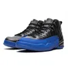 مع Box Jumpman 12 12S لكرة السلة أحذية J12 Cherry Gray Dark Hyper Royal Royal Royal Blue Sports Mens Sneakers لديها حجم 40-47