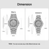 Orologi da polso Orologio da donna con diamanti pieni di lusso Orologi da donna Hip Hop Iced Out Donna Wirstwatch Orologio da donna impermeabile Drop Reloj 2318e