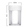 Roken Kleurrijke Led Glas Droog Kruid Tobacco Opslagtank Stash Case Draagbare Innovatieve Ontwerp Sigarettenhouder Spice Miller Jars Seal Container DHL GRATIS