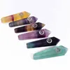 Complete variety Natural Quartz Crystal Smoking Pipes Energy stone Wand Healing Obelisk Tower Points Gemstone Tobacco Pipe w/gift box