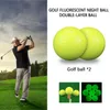 Lightup мигает светою светящаяся флуоресцентная флуоресцентная ночная дублеяер шарики гольф Whole4851429