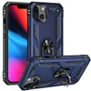 Hybrid Armor Phone case Back Cover Cases Pour iPhone14 13 12 mini Car Metal Finger Bracket béquille anti-chute Antichoc Case