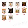 Welcome fall Pillow Case happy autumn Decorations pumpkin pattern linen pillows Cover For Home Textiles by Ocean freight T10I79