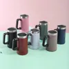 Tasse en acier inoxydable 24 oz 304 avec poignée Thermos sous vide Voyage Café Bière Thermique Gobelet par mer RRB13431