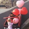 Décoration de fête 36 pouces grand coeur d'amour ballons en latex ballon d'hélium gonflable rouge fournitures d'anniversaire de mariage de saint-valentin