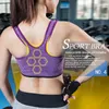 Reggiseni sportivi per le donne Reggiseno frontale con zip Est Reggiseno senza fili Post attivo Yoga Sport Allenamento Fitnes Outfit