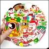 Gift Wrap Event Party Supplies Festive Home Garden 50st/Lot Christmas Animal Waterproof Stickers Guitar Lage Lagoptop Cykel Kylskåp