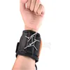 NEWMagnetic Wristband Pocket Tool Belt Poch Bag Skruvar Hållare Holding Verktyg Magnetiska Armband Praktisk Stark Chuck Wrist Toolkit LLD1123
