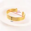 Trendy Gold Colors Vintage Bangle Bracelet for Women Men Charm Bracelet Jewelry Accessories Birthday Party Gifts Q0717