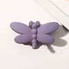 Fashion Simple Dragonfly Hairpin Hair Claw Clamps Söt Barrette Crab Buckle Bath Ponytail Holder Barrettes för Kvinnor Tjej Huvudbonader