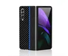 Selling Carbon Fiber PU Leather Hard PC Mobile Phone Cases For Samsung Galaxy Z Fold 33032532