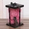 Couronnes De Fleurs Décoratives 40cm Ours En Peluche De Rose Artificielle PE Pour Femmes Saint Valentin Mariage Boîte De Cadeau De Noël Décoration De La Maison Accessori