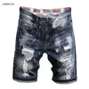 AirGracias 2021 Nova Chegue Shorts Men Jeans Brand-Roupas Retro Nostalgia Denim Bermuda Barmuda para Homem Blue Jean Tamanho 28-40 x0628