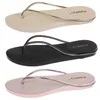 Mulheres Sandálias Liso Chinelos Sandália All-Match Girl Shoes Marca Geléia Orelha Não-deslizamento Slides Lady Flip Flops Tamanho 35-40 No04