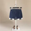 Verão crianças shorts algodão para meninos meninas marca a faixa criança calcinha crianças praia curta calças esportivas bebê 210723