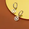 HOOP Huggie Guardian Series Stars Fleurs God oeil Simple rond Multi-suspendue Boucles d'oreilles pour femmes Bague Bijoux Pendientes Orecchini