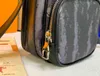 Väskor axel messenger nano pastell noir canvas e handväska