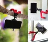 Flexibele statief houder voor mobiele telefoon auto camera universele mini octopus spons stand beugel selfie monopod mount met clip