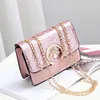 Girly Texture Small Square Bag Autumn/Winter 2021 One-Shoulder Messenger Broadband Female Bags