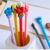 40 Pce Cartoon Dog Gel Ink Gift Student Office Supplies Test Cute Kawaii Stationery Animal Pen 210330