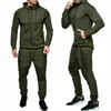 Hirigin bitar Autumn Running Tracksuit Men Sweatshirt Sports Set Gym Clothes Training Sport Wear T