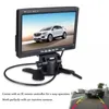 Caméras de recul de voiture Capteurs de stationnement TEXOSA Moniteur universel Écran 7" pour caméra de recul Écran LCD TFT Couleur numérique HD 7 pouces PAL/NTS