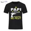 Si Papi Ne Peut Pas Le Rparer Personne Print T Shirt Men Short sleeve O ck Cool Design T-shirt Summer Novelty 210716