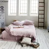 100% Pure French Linen Duvet Cover Set Nature Flax Fabric Bedding For Sensitive Skin People And Sleepers 210615