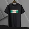 Camiseta masculina de luxo verão camisetas de grife de manga curta feminina sênior letra G algodão de alta qualidade tamanho M 3XL clássico 8 tipos de escolha