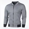 Men's Hoodies & Sweatshirts 2022 Casual Plaid Cardigan Style Zipper Stand Collar Sport Coats Autumn Winter Long Sleeve Hooded