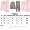 Piżama Set dla Kobiet Sexy Lampart Piżama Wiosna Jesień Sleepwear Garnitury Z Długim Rękawem Ubrania domowe Casual Znaszce 2 sztuka paski 210901