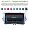 dvd carro Touchscreen Radio Player para Toyota Prius 2009-2013 HD 9" driver da mão esquerda Android GPS Navi Bluetooth Wi-Fi Câmera Retrovisor