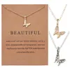 Pendant Necklaces Andshiny Vintage Cute Butterfly Necklace For Women Statement Charm Choker Fashion Boho Jewelry Christmas Gifts