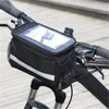 Depolama Çantaları Bisiklet Bisiklet Bisiklet Ön Sepet Üst Çerçeve Gidon Çantası Pannier Torta Dış Mekan 2021