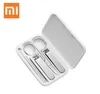 Xiaomi youpin mijia unha clipper conjunto 5 pcs portátil unha unha unha manicure pedicure absorção magnética aço inoxidável alta