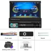 1Din 7 "Auto MP5 Player mit Bluetooth FM Für Toyota Nissan Passart Unterstützung Carplay USB AHD Kamera Universal radio