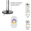 Candeeiro de chão de canto RGB mudança de cor humor moderno iluminação permanente com controle remoto regulável para sala de estar quarto 5791416